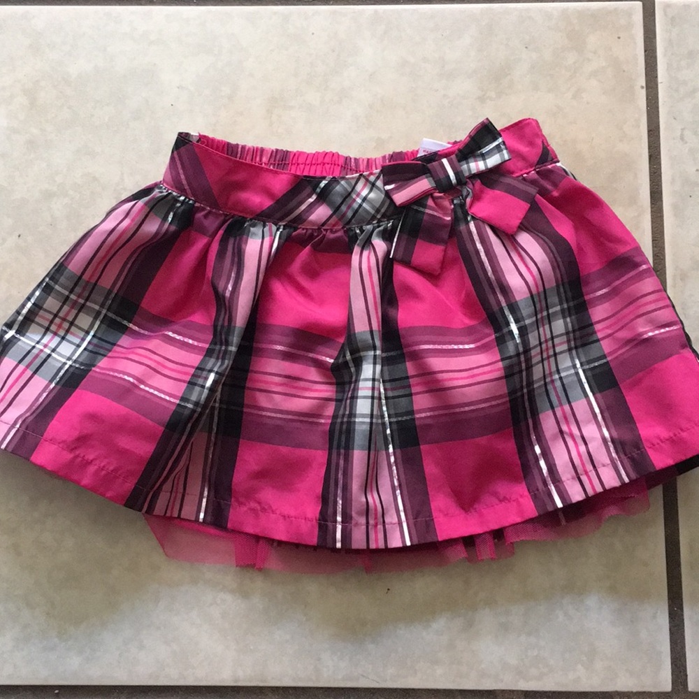 Baby girl plaid skirt